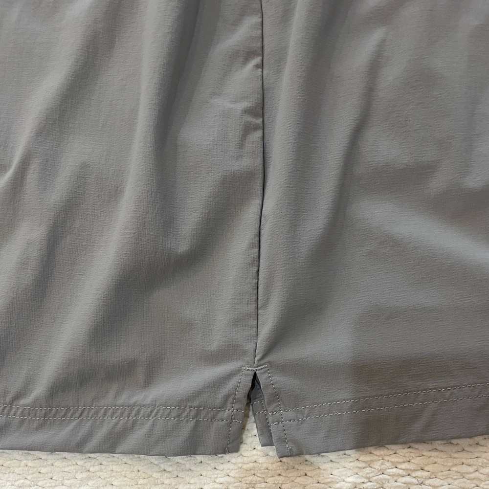 Duluth trading Co grey skort skirt attached shorts stretch women’s size 14 - Picture 12 of 14